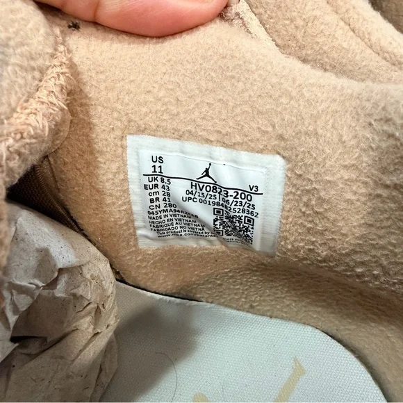 Nike Jordan 4 Retro Cozy Girl New W11 M9.5 - Picture 6 of 13